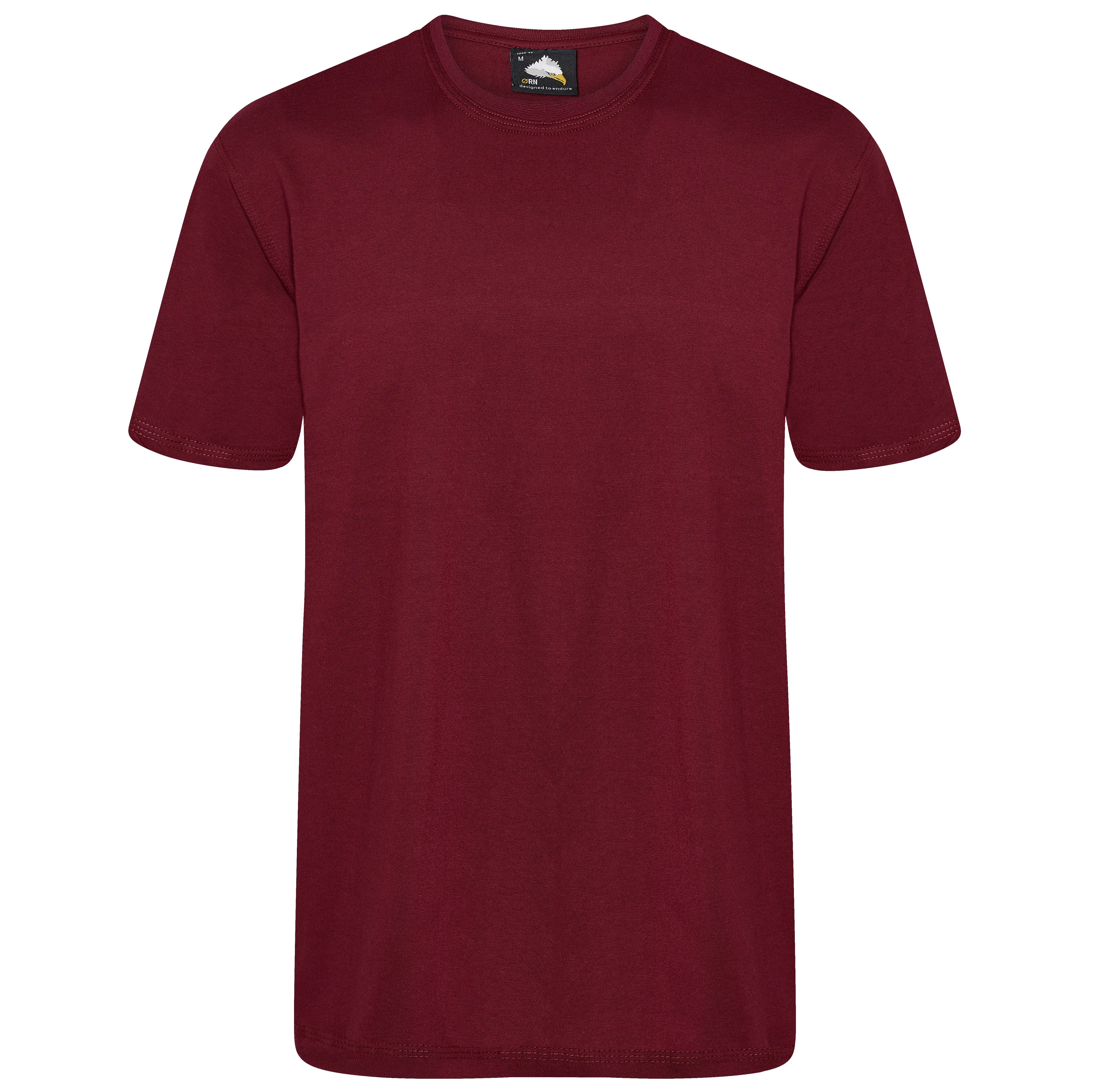 Plover T-Shirt Burgundy Front