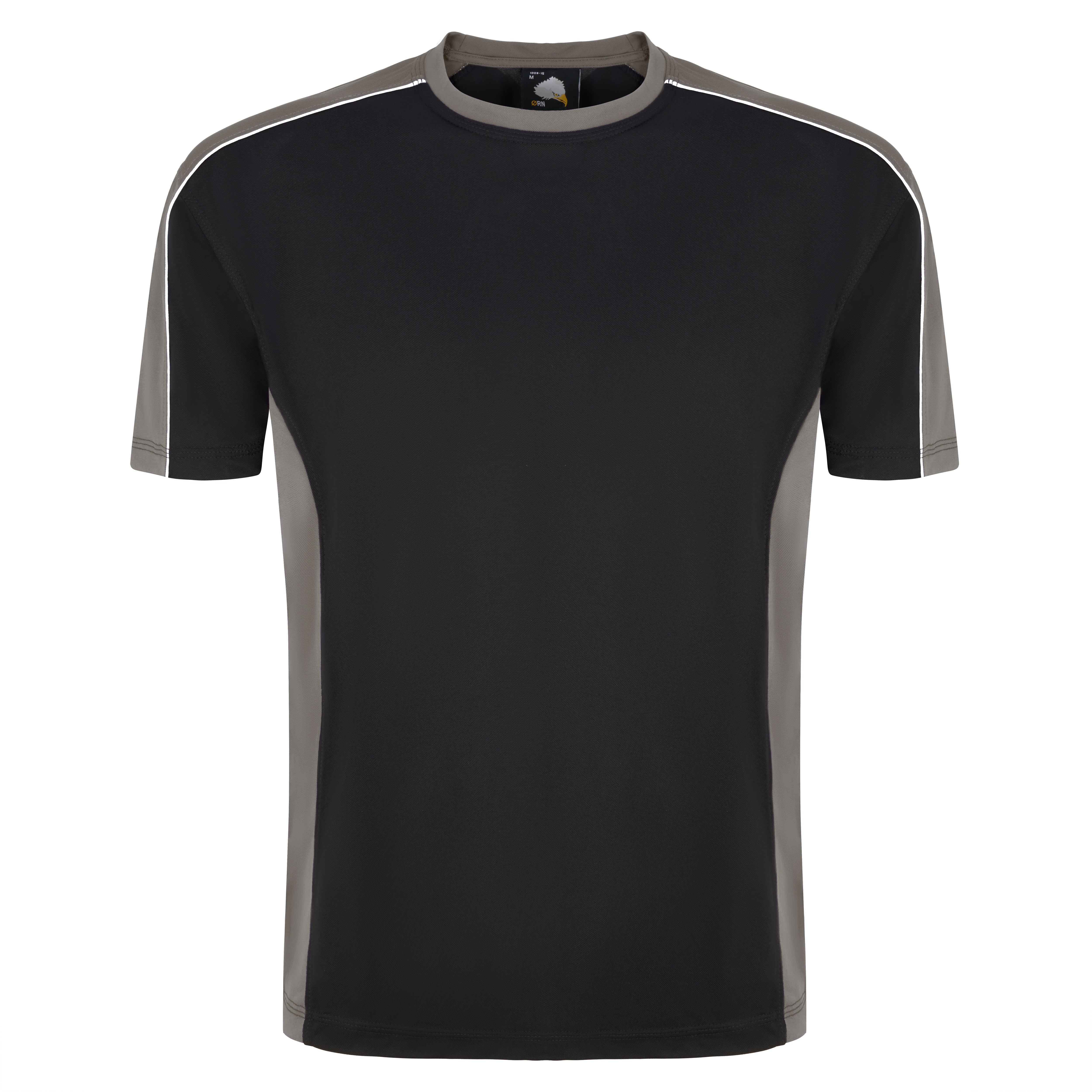 Avocet Wicking T-Shirt Black - Graphite Front