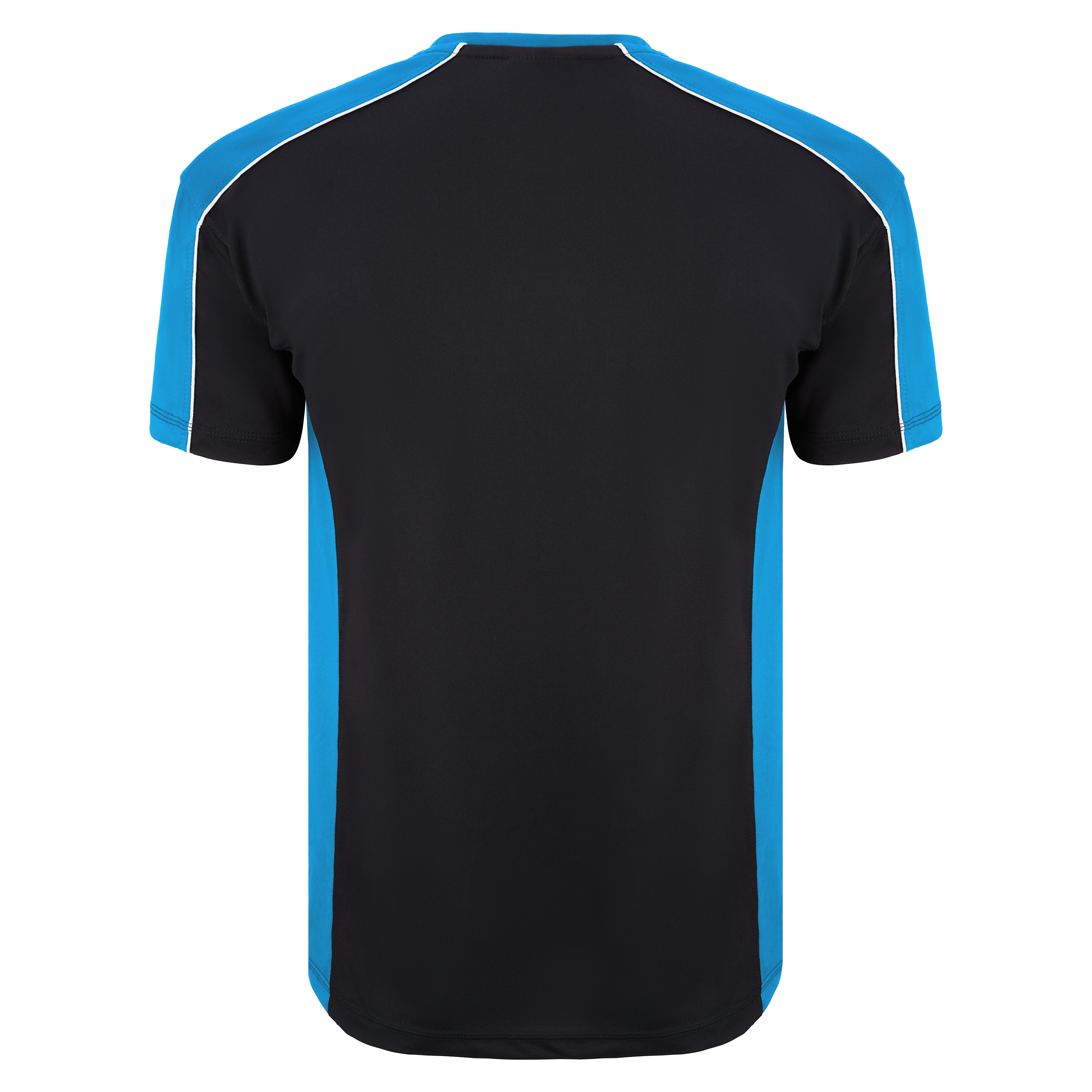 Avocet Wicking T-Shirt Black - Reflex Blue Back