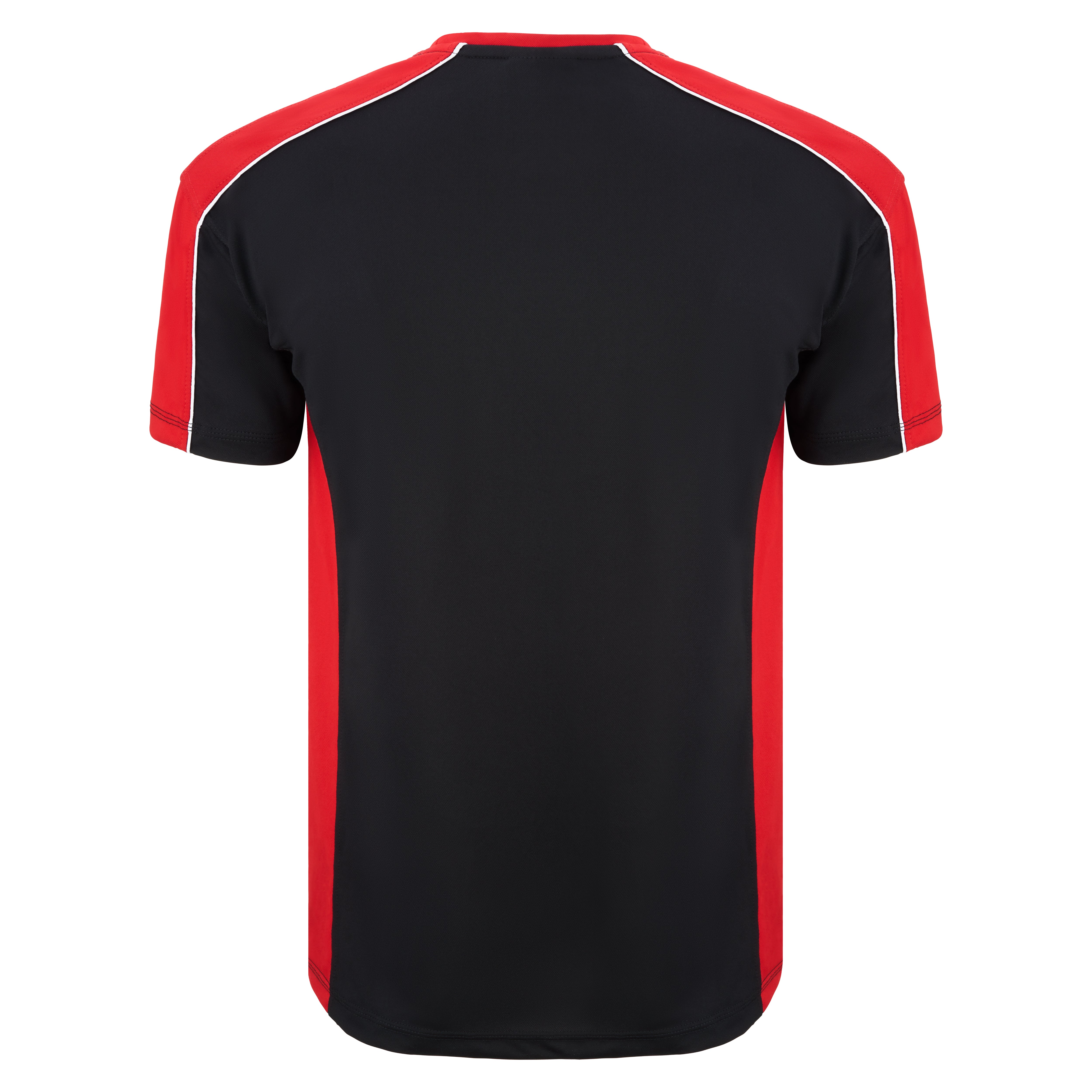 Avocet Wicking T-Shirt Black - Red Back