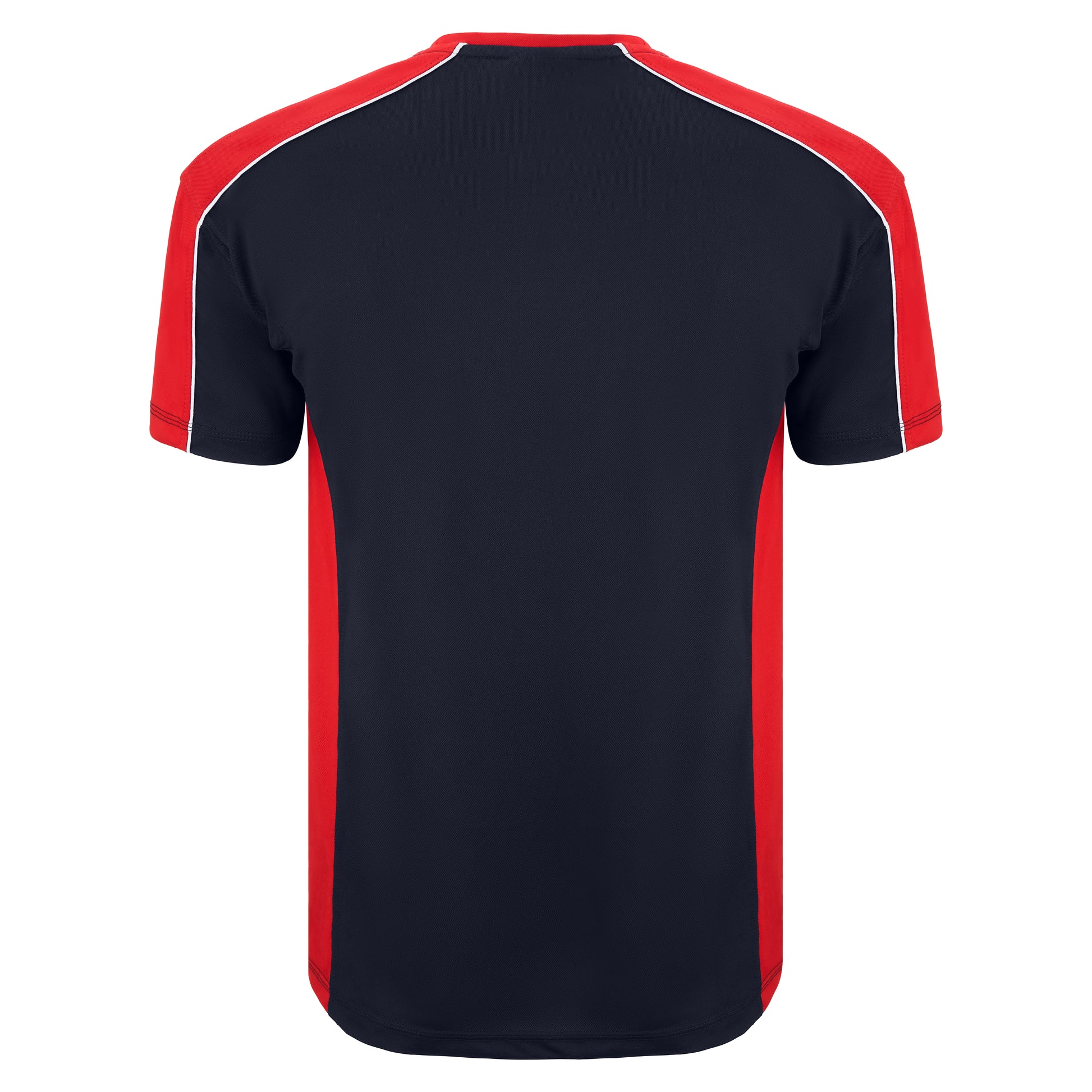 Avocet Wicking T-Shirt Navy - Red Back