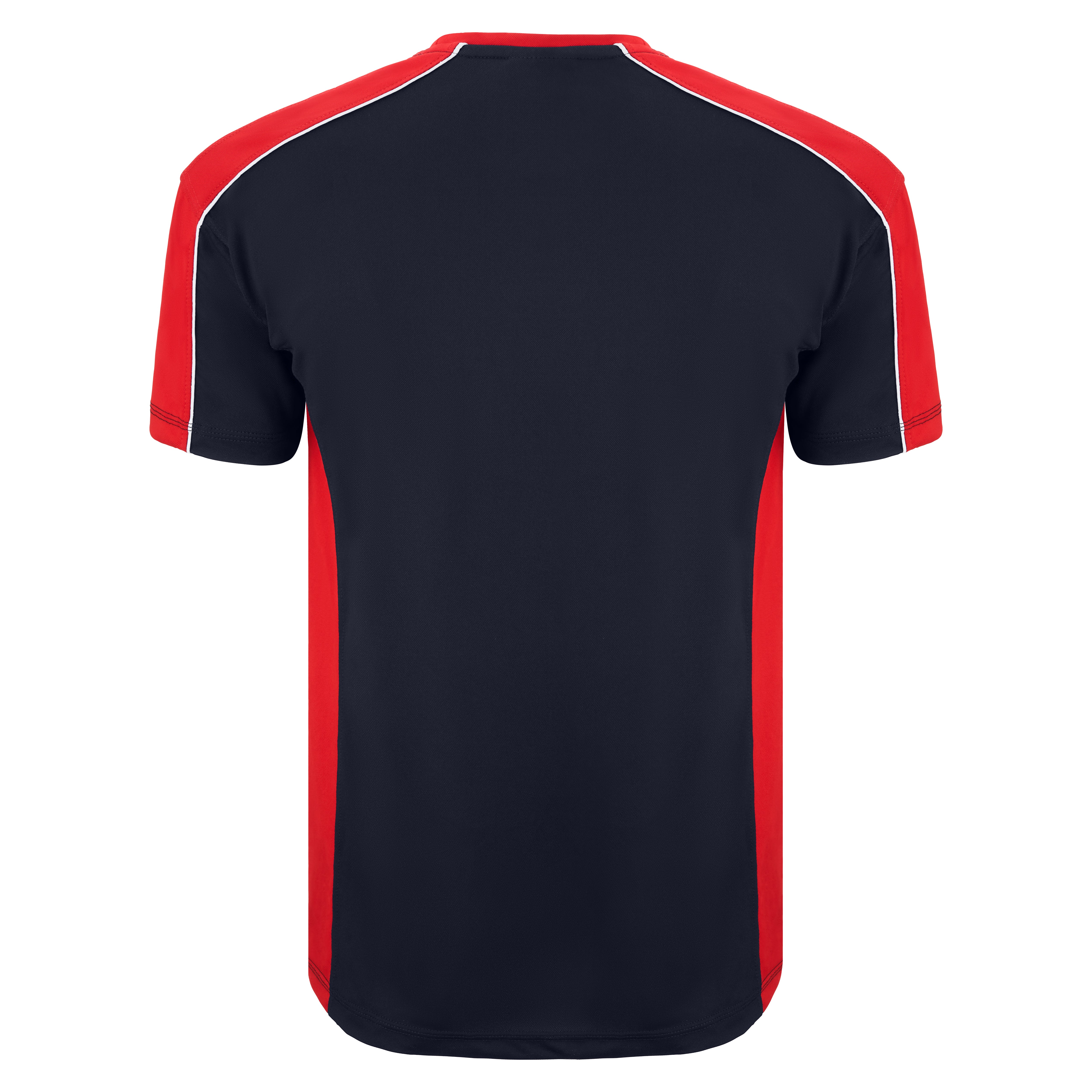 Avocet Wicking T-Shirt Navy - Red Back