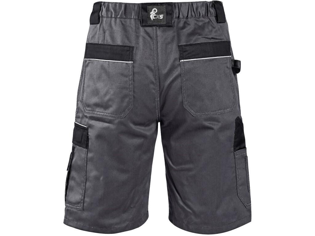 Shorts CXS ORION DAVID: Men’s working shorts, waist with belt loops and elastic band in the back, front pockets with loops for tools, multifunctional pockets on both sides, two ba…