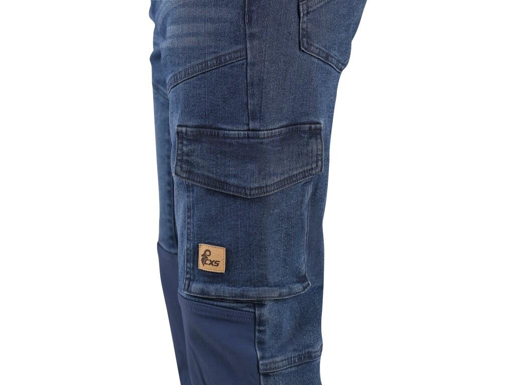 Jeans CXS ALBI: Men’s stretch jeans with a narrow modern leg cut. The exposed areas are reinforced with CORDURA® material, which is durable yet elastic and thus does not restrict…