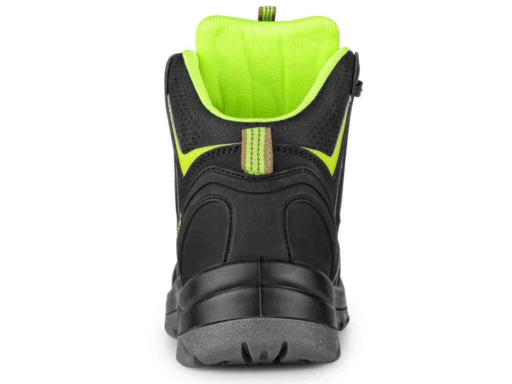 Ankle footwear CXS UNIVERSE STRATUS S3S: >Safety ankle footwear, leather, with plastic toe cap and Dyna-Flex® insole, reflective accessories. Special fastening system allows quick…