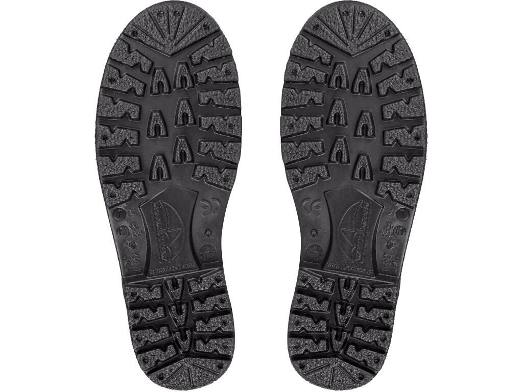 Boots CXS FROSTA: >Work boots insulated with 300g artificial fur. Energy absorption of heel region. Antislip outsole.