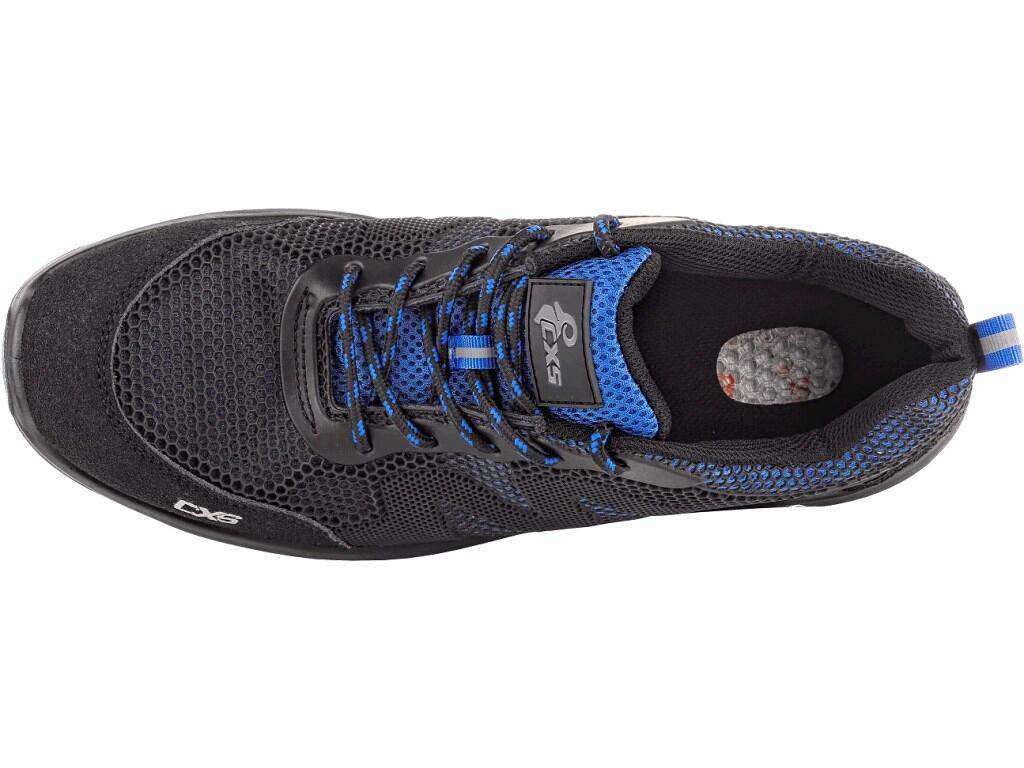 Low footwear CXS ISLAND MILOS O1: >Low working footwear, reflective accessories. Material: combined upper made of durable KPU material and breathable 1,5mm polyester, reinforced m…