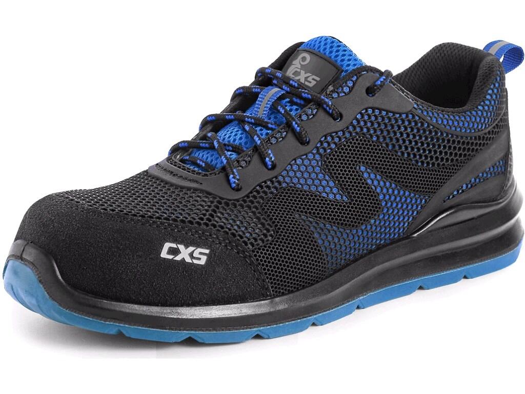 Low footwear CXS ISLAND MILOS O1: >Low working footwear, reflective accessories. Material: combined upper made of durable KPU material and breathable 1,5mm polyester, reinforced m…