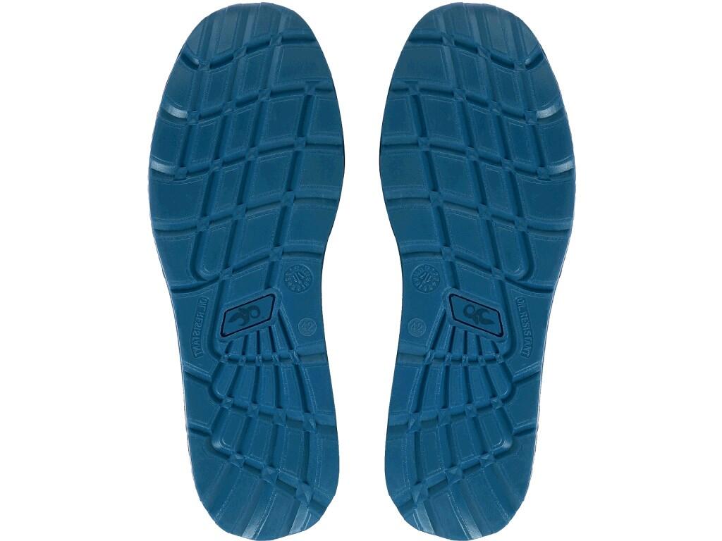 Low footwear CXS ISLAND MILOS O1: >Low working footwear, reflective accessories. Material: combined upper made of durable KPU material and breathable 1,5mm polyester, reinforced m…