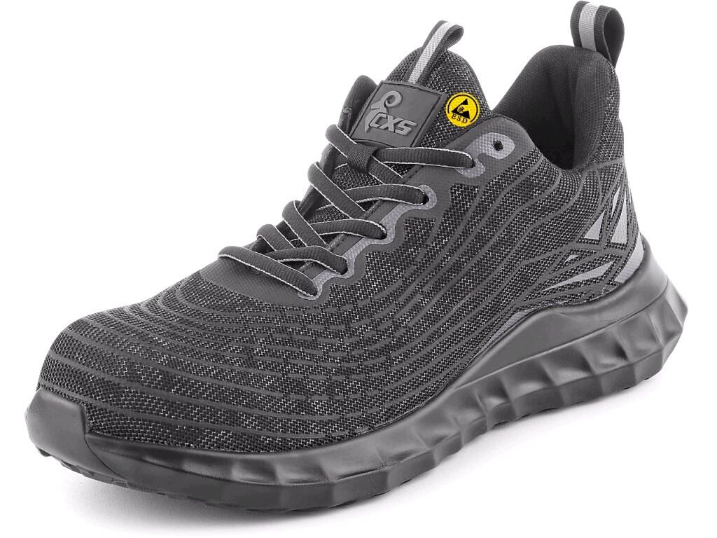 Low footwear CXS TEXLINE BURU O1 ESD: Low footwear, ESD, textile upper, reflective accessories. Material: mesh upper made of durable and breathable 2.0 mm polyester washable up to…