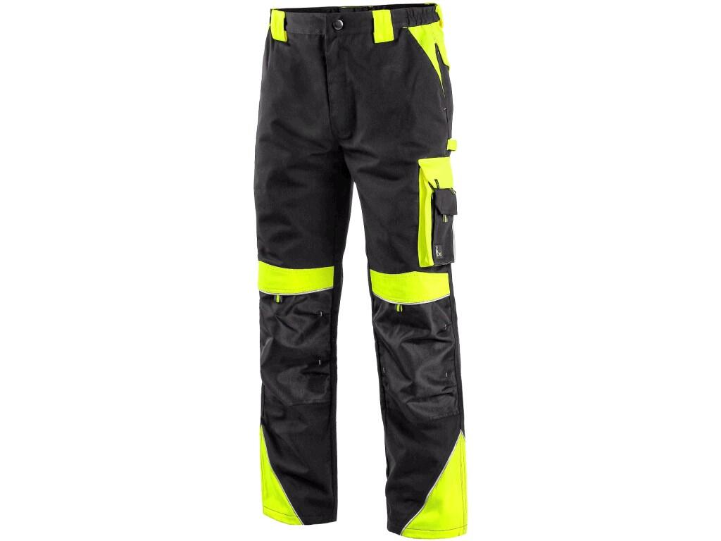 Trousers CXS SIRIUS: Men’s working trousers with flannel lining, waist with belt loops and side elastic bands, front pockets, multifunctional pockets on both sides, knees reinforc…