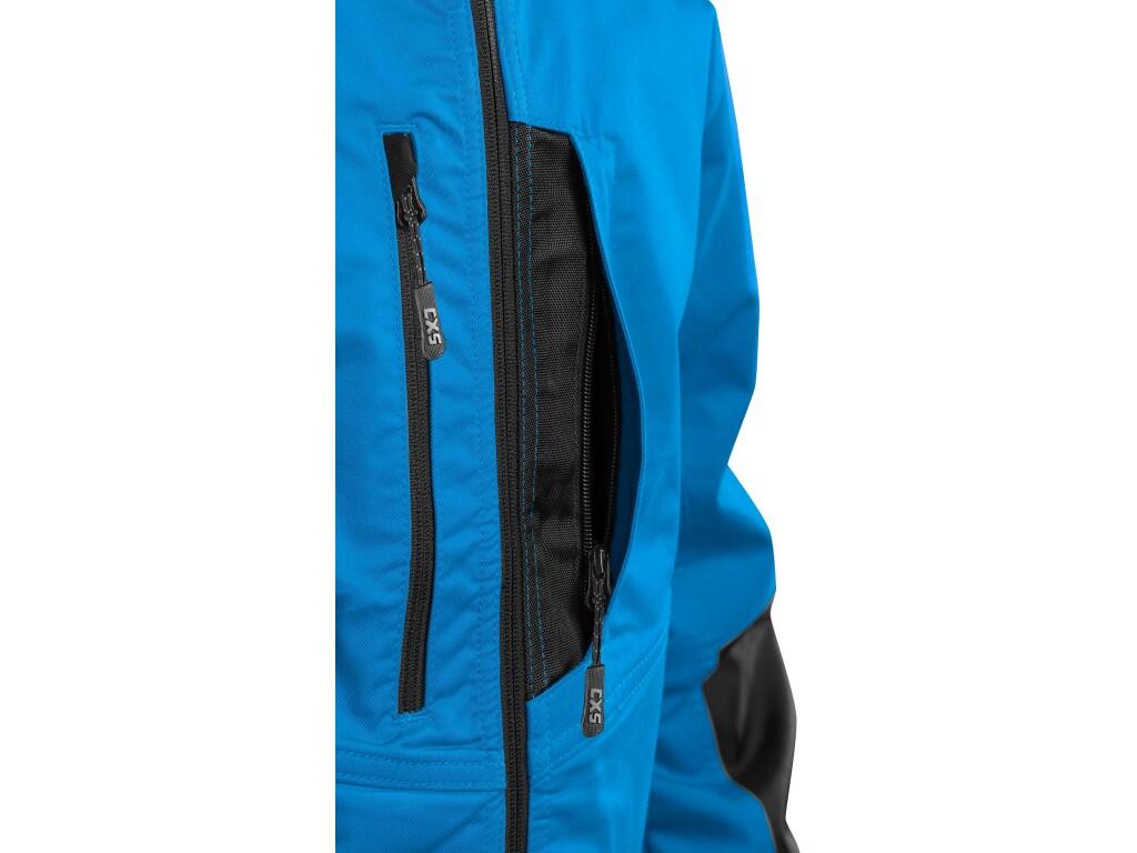 Jacket CXS SOLIS FLEX: Men’s work jacket made from Move & Flex material, which is highly durable, flexible, and allows unrestricted movement. The forearm section is made from dura…