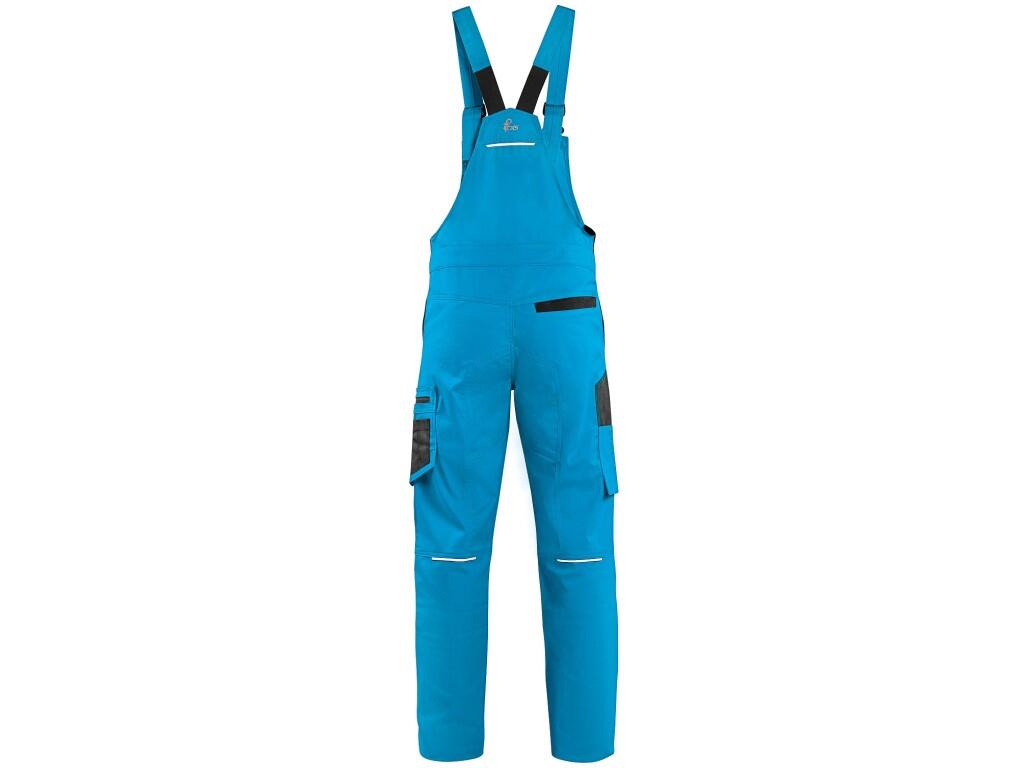 Bibpants CXS SOLIS FLEX: Men’s work trousers with bib made from Move & Flex material, which is highly durable, flexible, and allows unrestricted movement. The sides feature an ela…