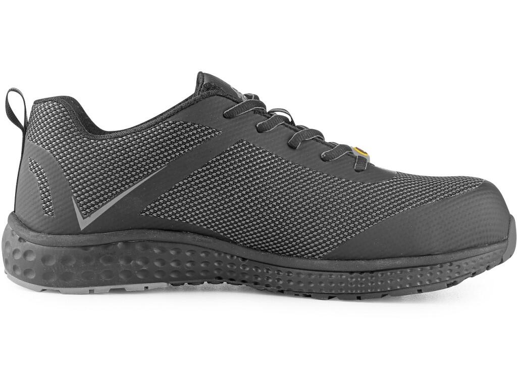 Low footwear CXS LAND SAIBAI S1PS ESD: Safety ultralight ESD footwear with breathable upper, protective toe cap, antipenetration insole and reflective accessories. Material: combi…