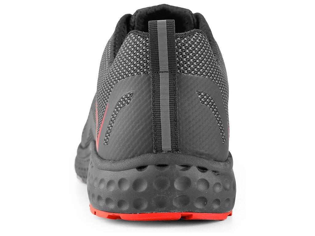 Low footwear CXS LAND FALCON S1PS: Safety ultralight footwear with breathable upper, protective toe cap, antipenetration insole and reflective accessories. Material: combined uppe…