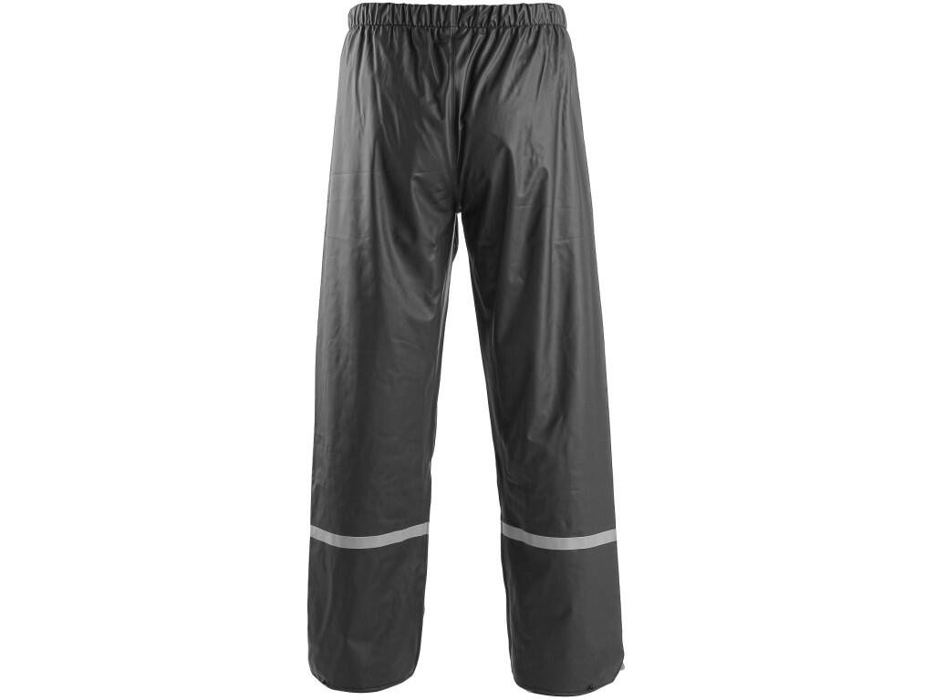 Trousers CXS PU: Waterproof trousers with reflective accessories, elastic waistband and thermo-sealed seams.