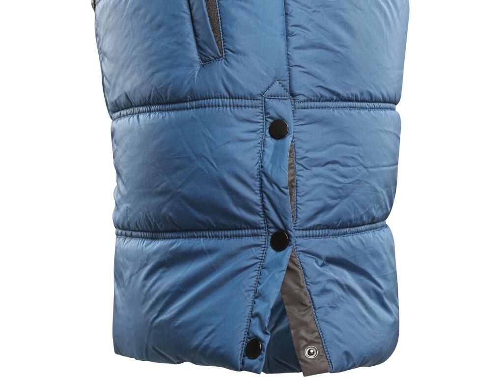 Coat CXS WICHITA: Ladies’ padded coat with a hood, a two-way zipper and bottom side slits. Side zipper pockets, sleeves to the elastic cuff, black reflective accessories on the ho…