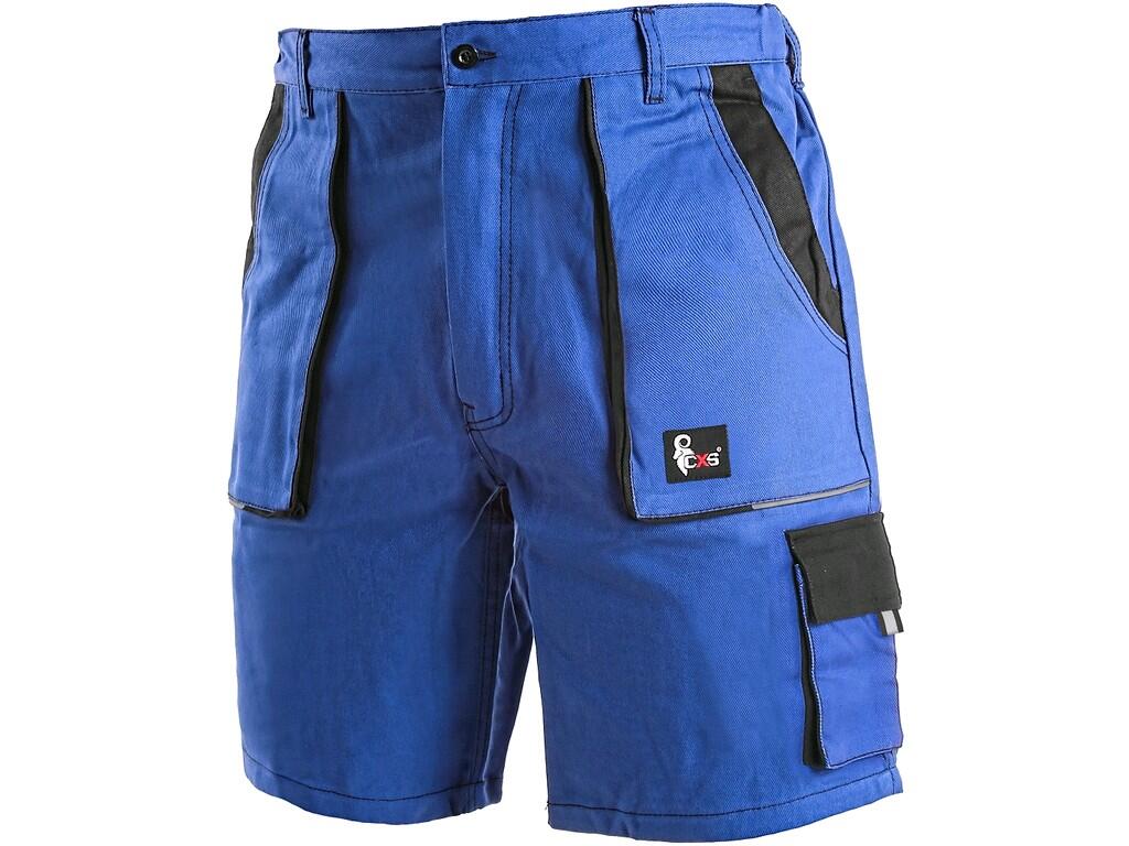Shorts CXS LUXY TOMÁŠ: Men’s working shorts, waist with belt loops and elastic band in the back, front pockets, side pocket for tape / folding measure, side pocket for mobile phon…