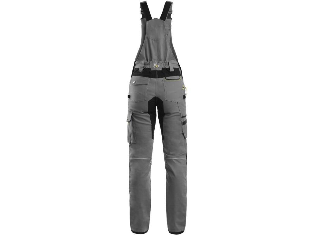 Bibpants s CXS STRETCH: Ladies ́ working trousers with bib, stretch fabric allowing free movement, bib flap pocket, waist with belt loops, front pockets with zipper pocket, multif…