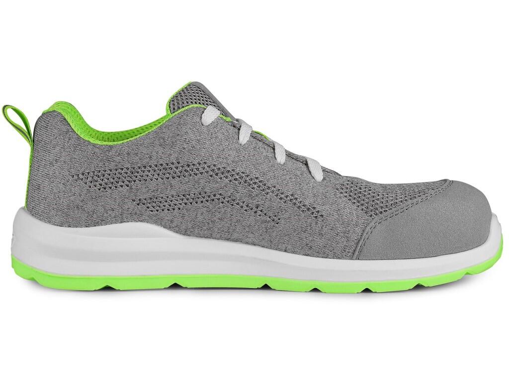 Low footwear CXS TEXLINE 4ENVI GREEN O1: Work shoe with GreenUp® textile upper and reflective accessories. The shoe is made from a blend of recycled materials, giving new life to…