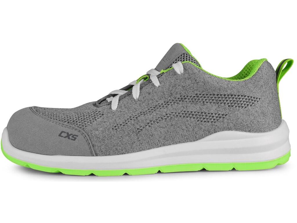 Low footwear CXS TEXLINE 4ENVI GREEN O1: Work shoe with GreenUp® textile upper and reflective accessories. The shoe is made from a blend of recycled materials, giving new life to…