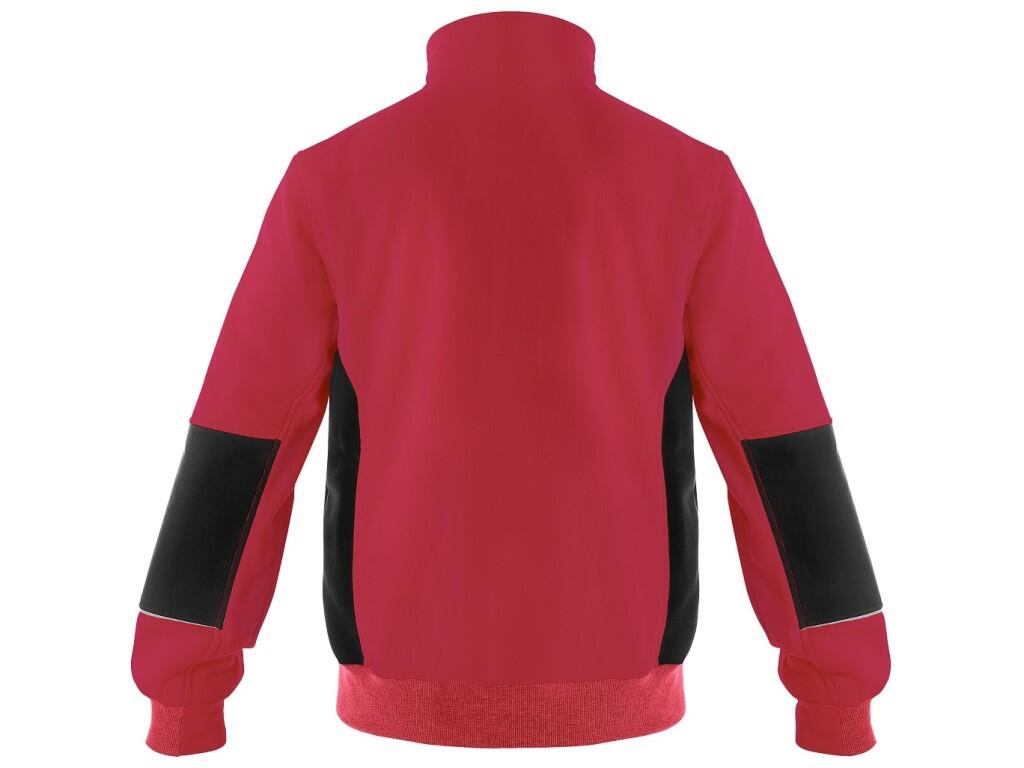 Sweatshirt CXS TEXAS: Men’s sweatshirt with zipper, waist and sleeves with elastic cuff, reinforced panels on elbows, chest zipper pocket, side zipper pockets, reflective accessor…