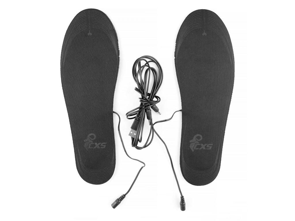 Heated shoe insoles CXS LAHTI: Heated insoles keep your feet warm even in the coldest weather. Perfect for hiking or everyday use. When connected to a power source via a USB conne…