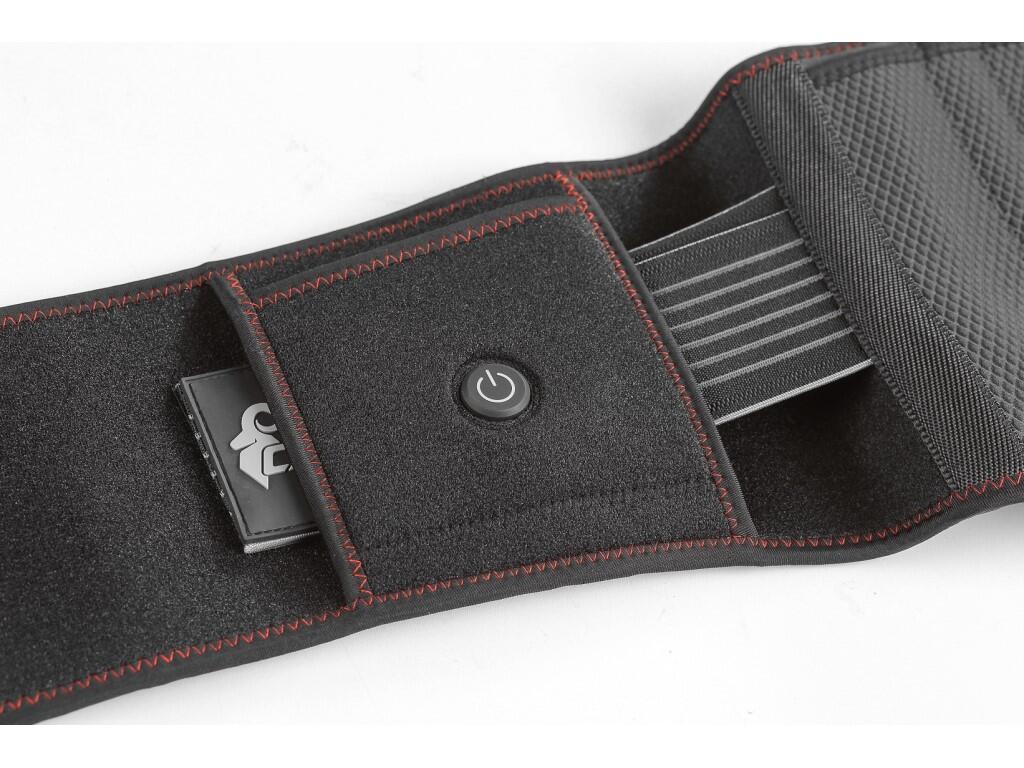 Lumbar belt CXS TROMSO: Heated lumbar belt that supports your back and keeps you warm even in the coldest weather. It helps relieve pain and tension in the lower back while provid…