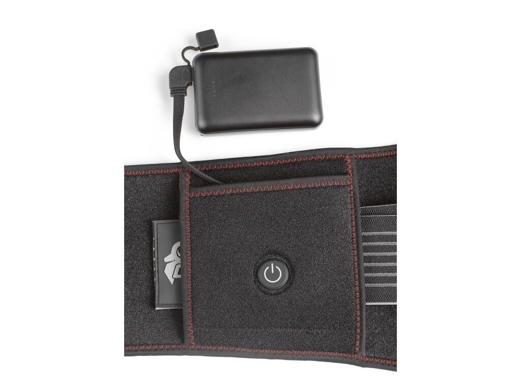 Lumbar belt CXS TROMSO: Heated lumbar belt that supports your back and keeps you warm even in the coldest weather. It helps relieve pain and tension in the lower back while provid…