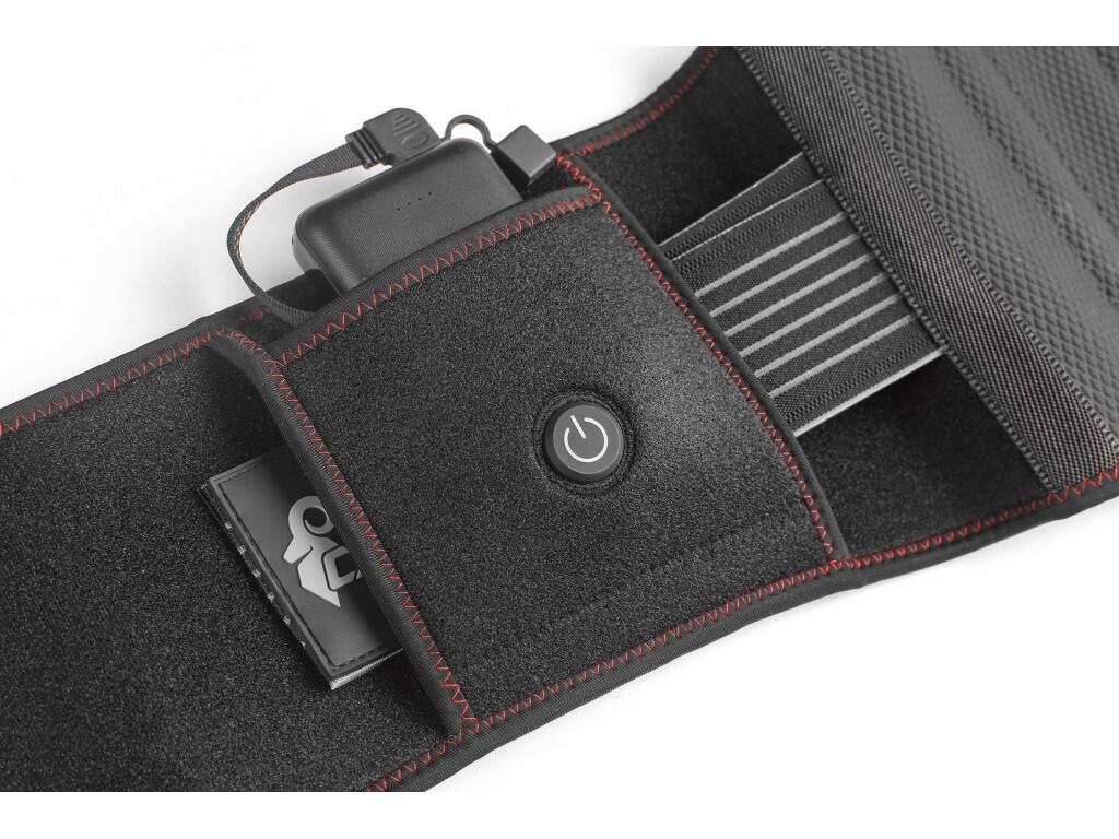 Lumbar belt CXS TROMSO: Heated lumbar belt that supports your back and keeps you warm even in the coldest weather. It helps relieve pain and tension in the lower back while provid…