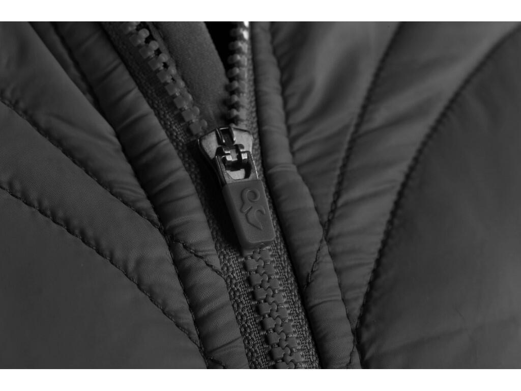 Jacket CXS TAMPA: Ladies’ leisure jacket made from a combination of materials. The quilted sections are lightly insulated, while the hood, sides, and sleeves are made from soft kn…