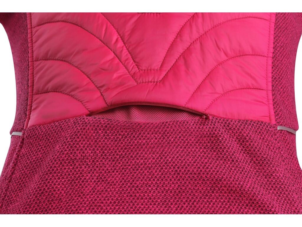 Jacket CXS TAMPA: Ladies’ leisure jacket made from a combination of materials. The quilted sections are lightly insulated, while the hood, sides, and sleeves are made from soft kn…