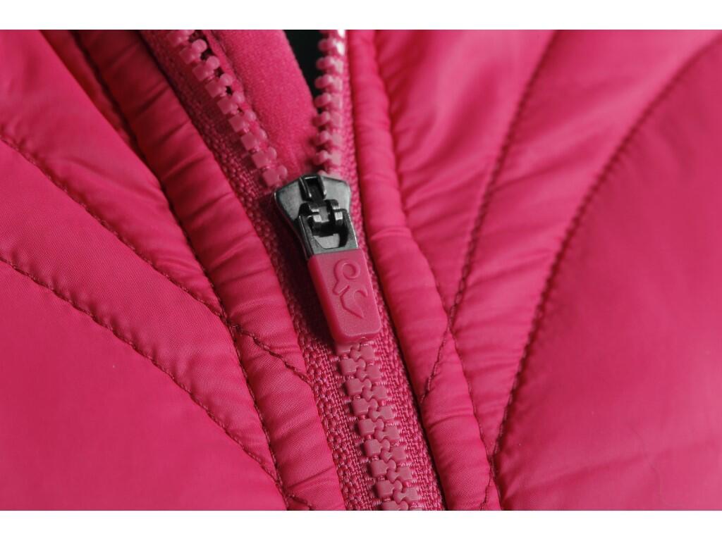 Jacket CXS TAMPA: Ladies’ leisure jacket made from a combination of materials. The quilted sections are lightly insulated, while the hood, sides, and sleeves are made from soft kn…