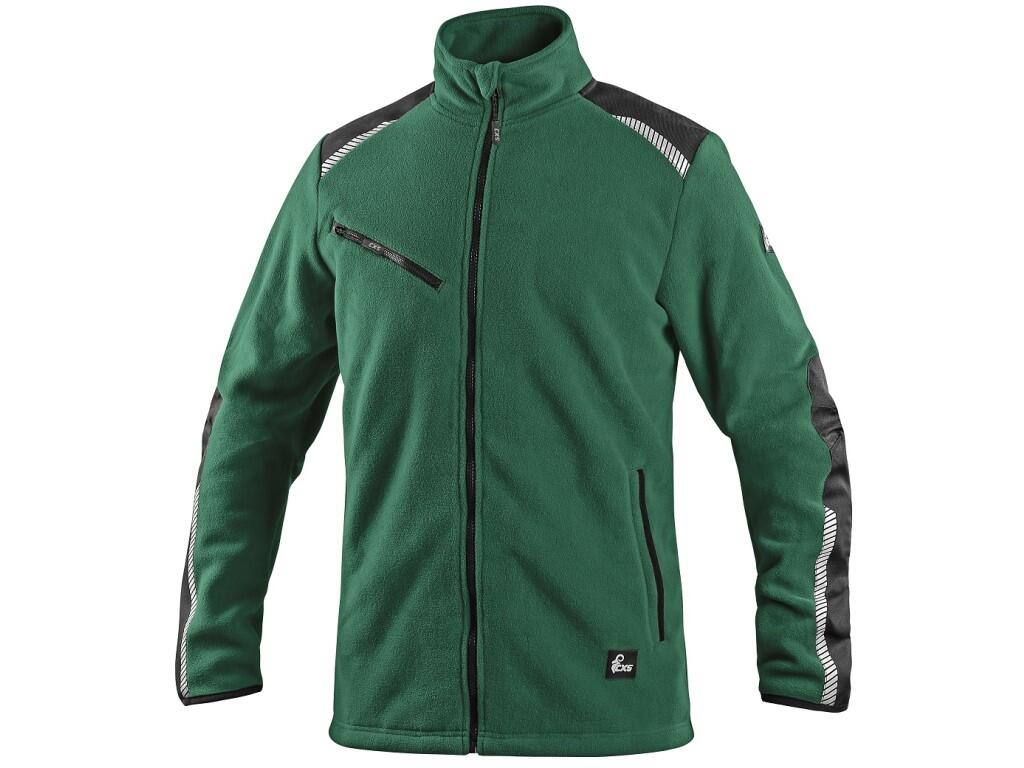 Jacket CXS 4ENVI SOLIS: Men’s fleece jacket made from a blend of recycled materials, giving new life to plastic bottles. Each jacket repurposes 60 PET bottles and is perfect for w…