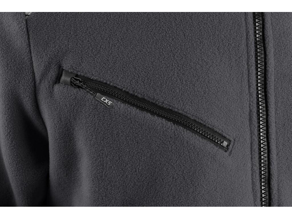 Jacket CXS 4ENVI SOLIS: Men’s fleece jacket made from a blend of recycled materials, giving new life to plastic bottles. Each jacket repurposes 60 PET bottles and is perfect for w…