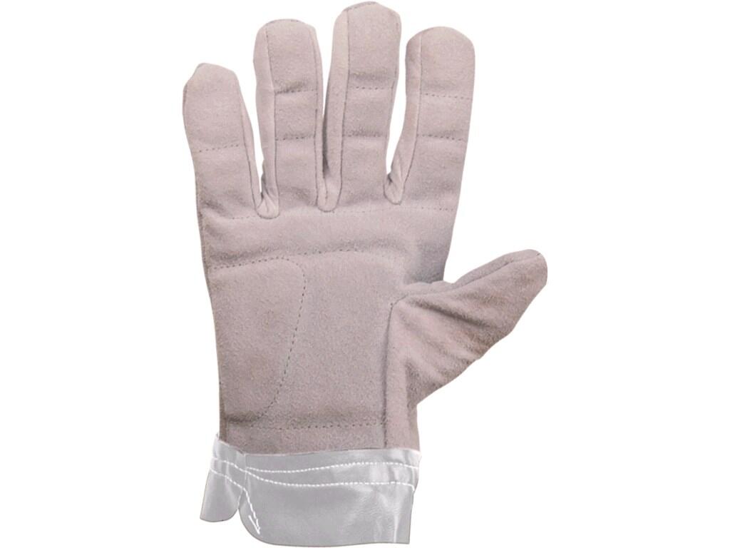 Gloves TEMA: > Leather gloves with tough leather cuff. Poreten pads sewn in the palm to reduce vibration attenuation. Recommended application: plant care, working with grinders an…