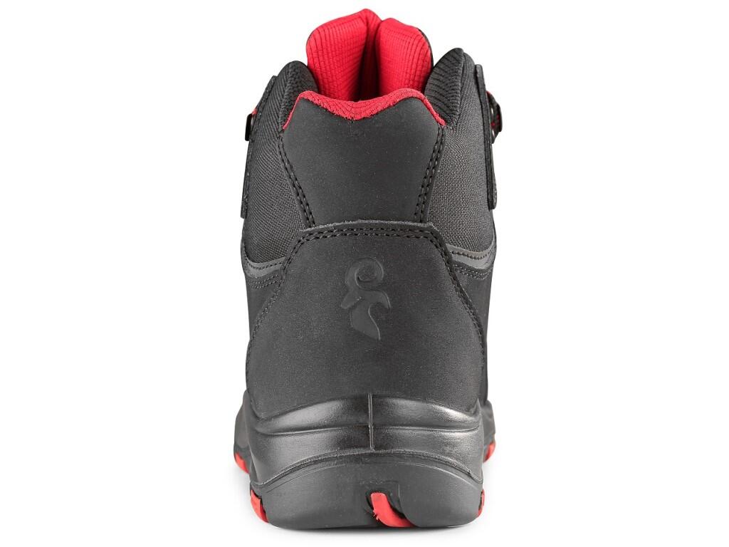 Ankle footwear CXS ROCK S3 DIORIT: Safety ankle leather footwear with a steel toe cap and insole, featuring a PVC reflective strip. Material: upper made of hydrophobic smooth nubu…