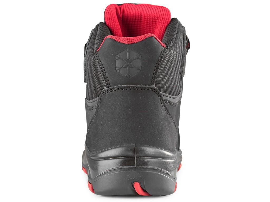 Ankle footwear CXS ROCK PEPRIT O2: Ankle footwear with Thinsulate insulation (grammage 200g), featuring a PVC reflective strip. Material: upper made of hydrophobic smooth nubuck l…