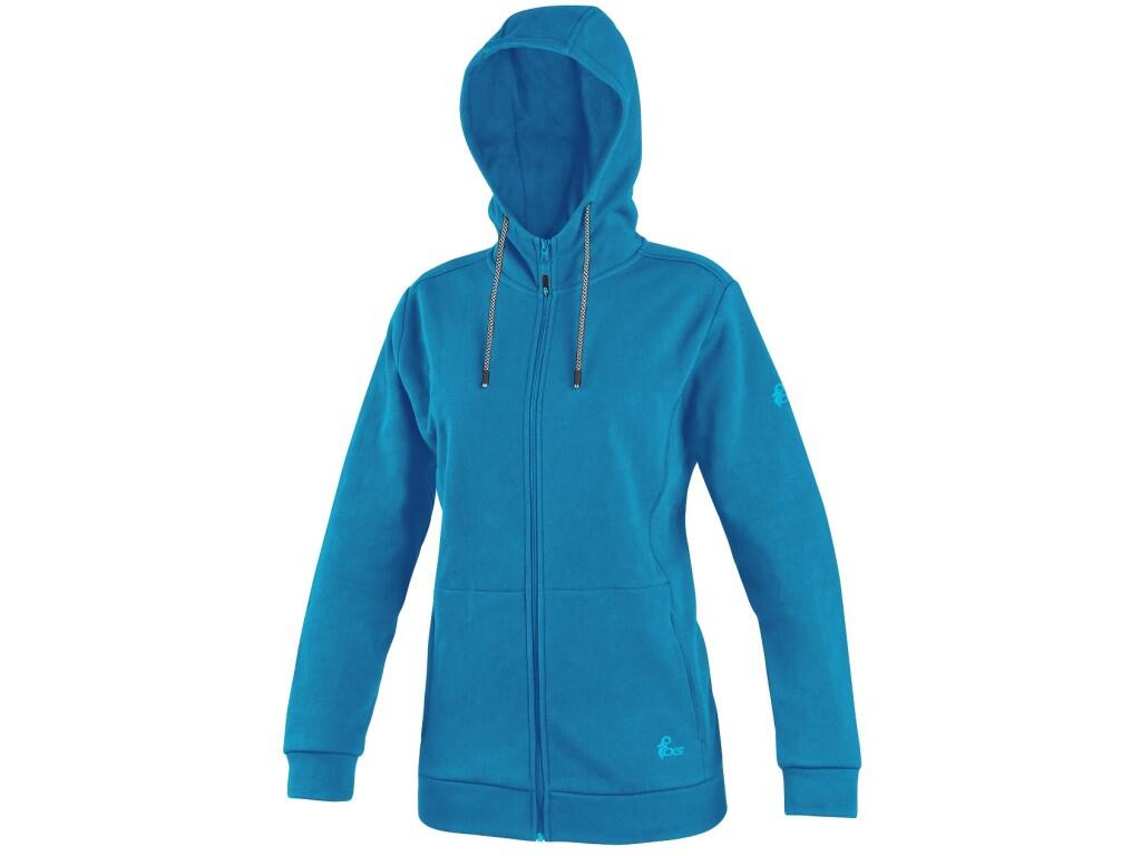 Sweatshirt CXS HARRIET: Ladies’ sweatshirt with zipper, waist and sleeves with cuff, side pockets with zipper, reflective strings. Final silicon wash which gives durable softness…