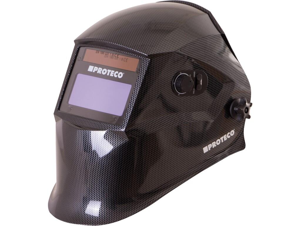 Self-dimming welding mask PROTECO P850RM-C: Auto-darkening welding helmet P850RM-C with carbon print is primarily intended for welding, but it can also be used for grinding. It is…