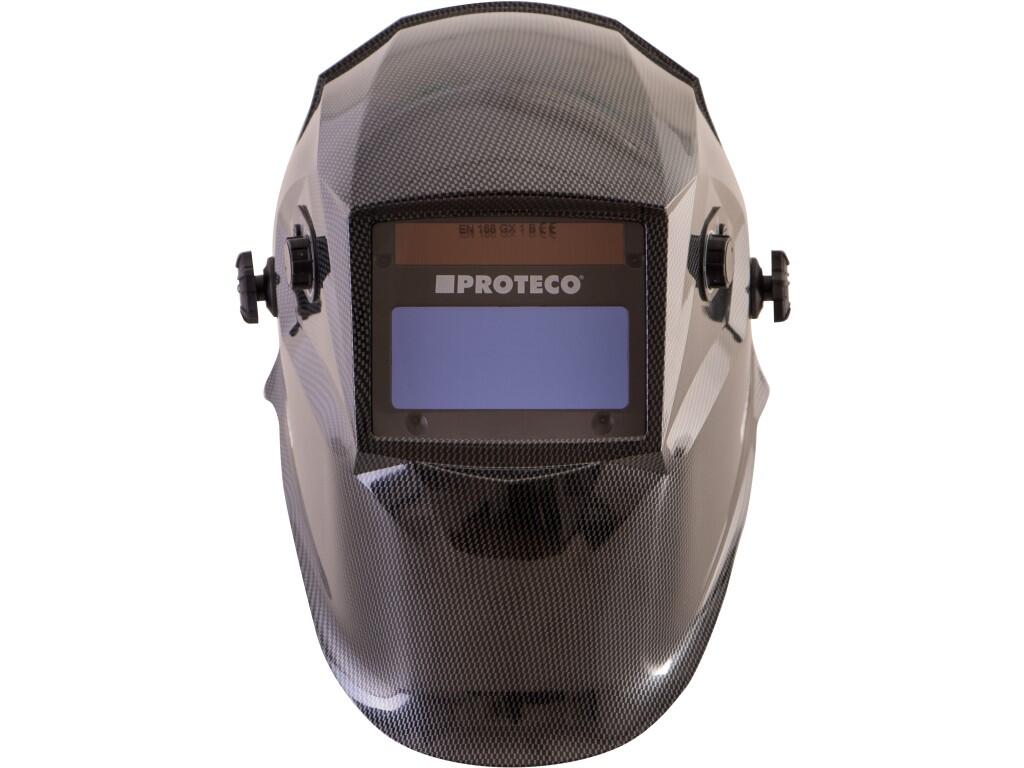 Self-dimming welding mask PROTECO P850RM-C: Auto-darkening welding helmet P850RM-C with carbon print is primarily intended for welding, but it can also be used for grinding. It is…