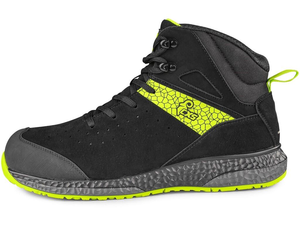 Ankle footwear CXS FIBELINE MALIFERA S3S: Durable, comfortable, and designed for tough conditions. These ESD ankle boots with reflective elements feature a brushed, waterrepellent…