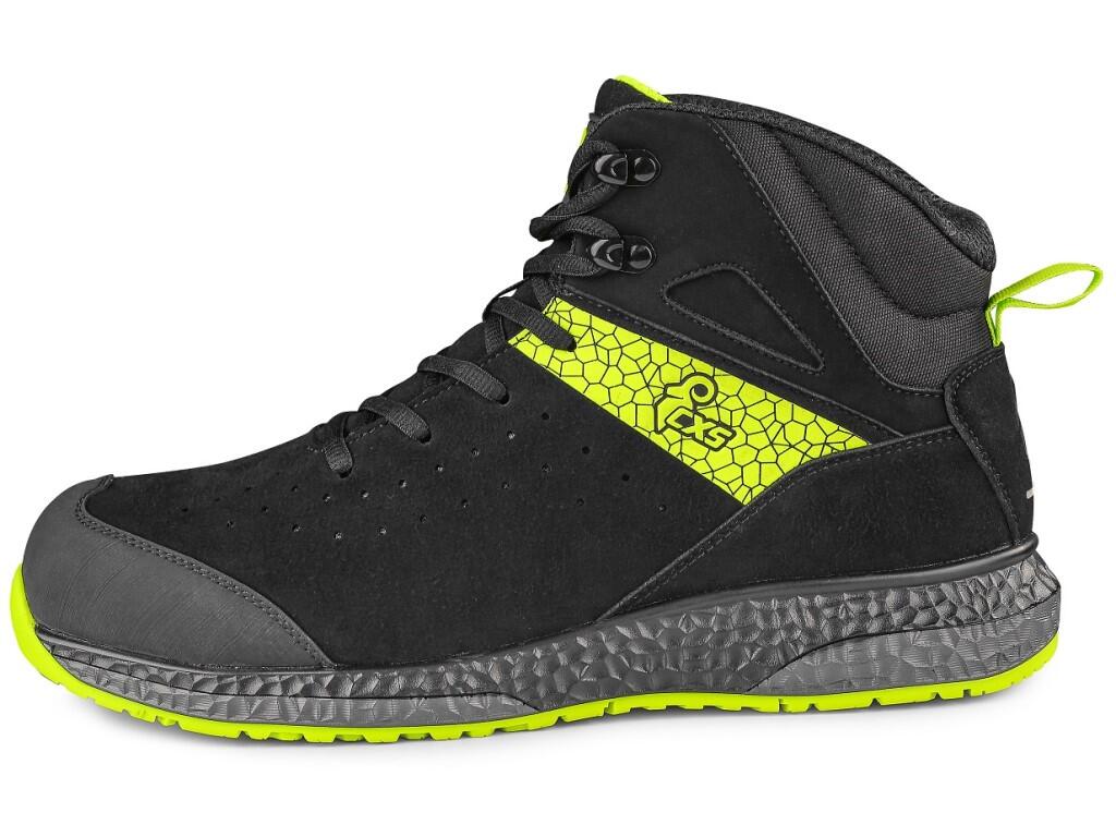 Ankle footwear CXS FIBELINE MALIFERA O2: Durable, comfortable, and designed for tough conditions. These ESD ankle boots with reflective elements feature a brushed, water-repellent…