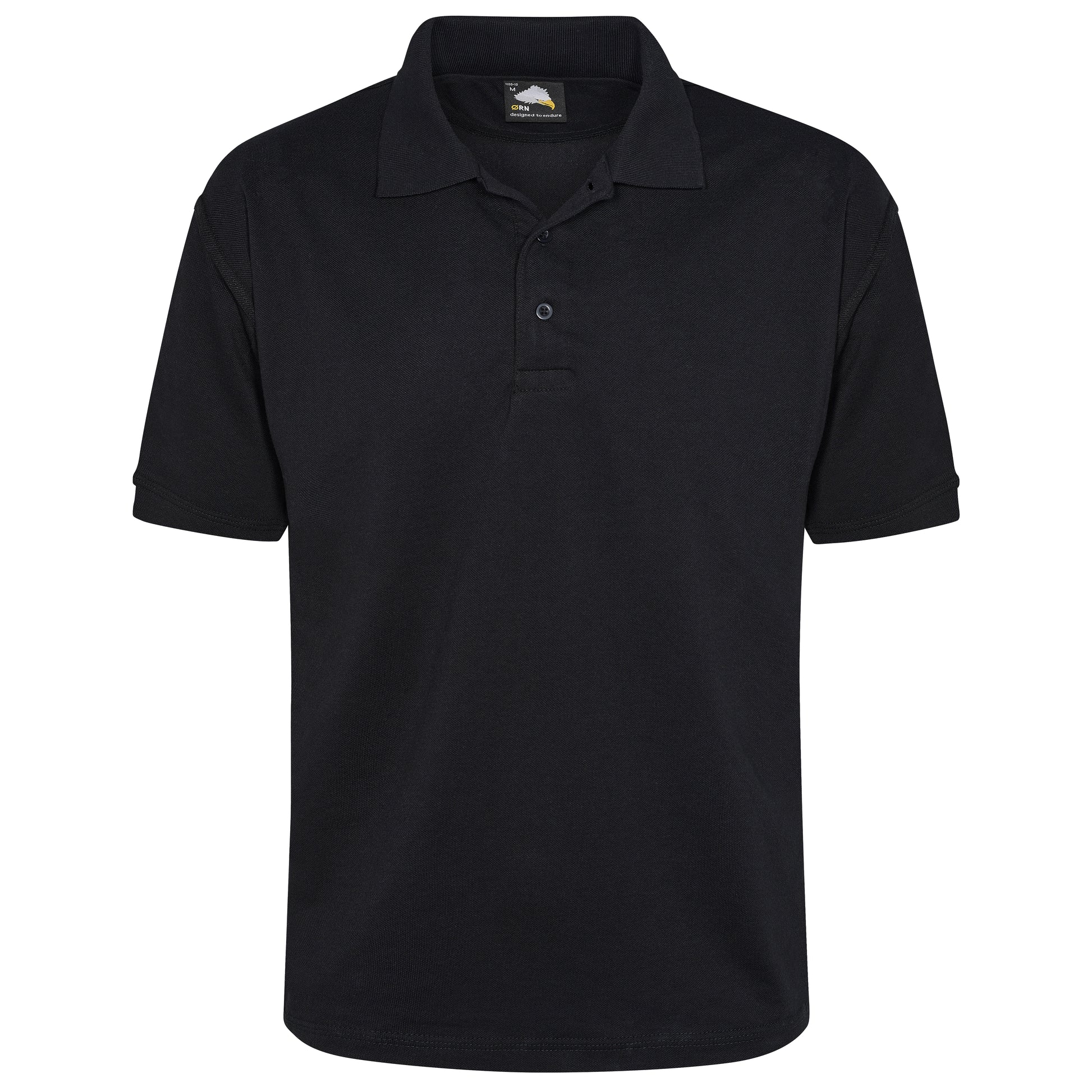 Raven Poloshirt Black Front