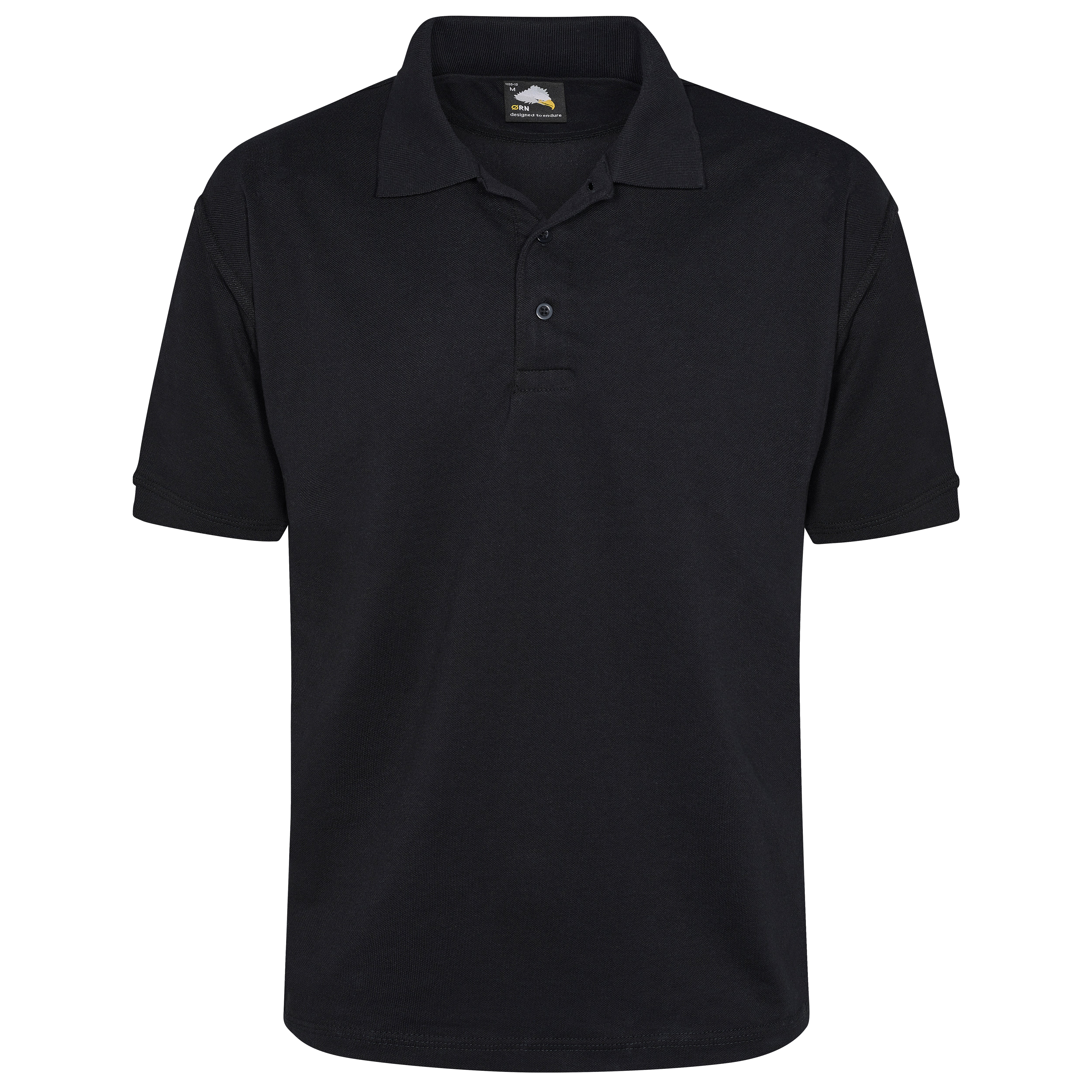 Raven Poloshirt Black Front