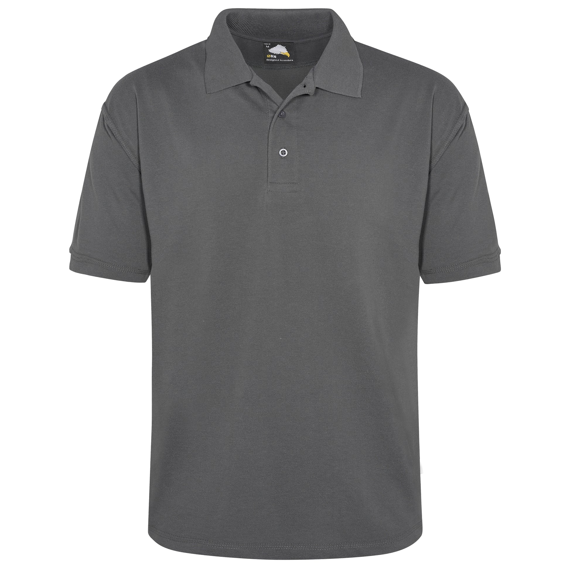 Raven Poloshirt Graphite Front