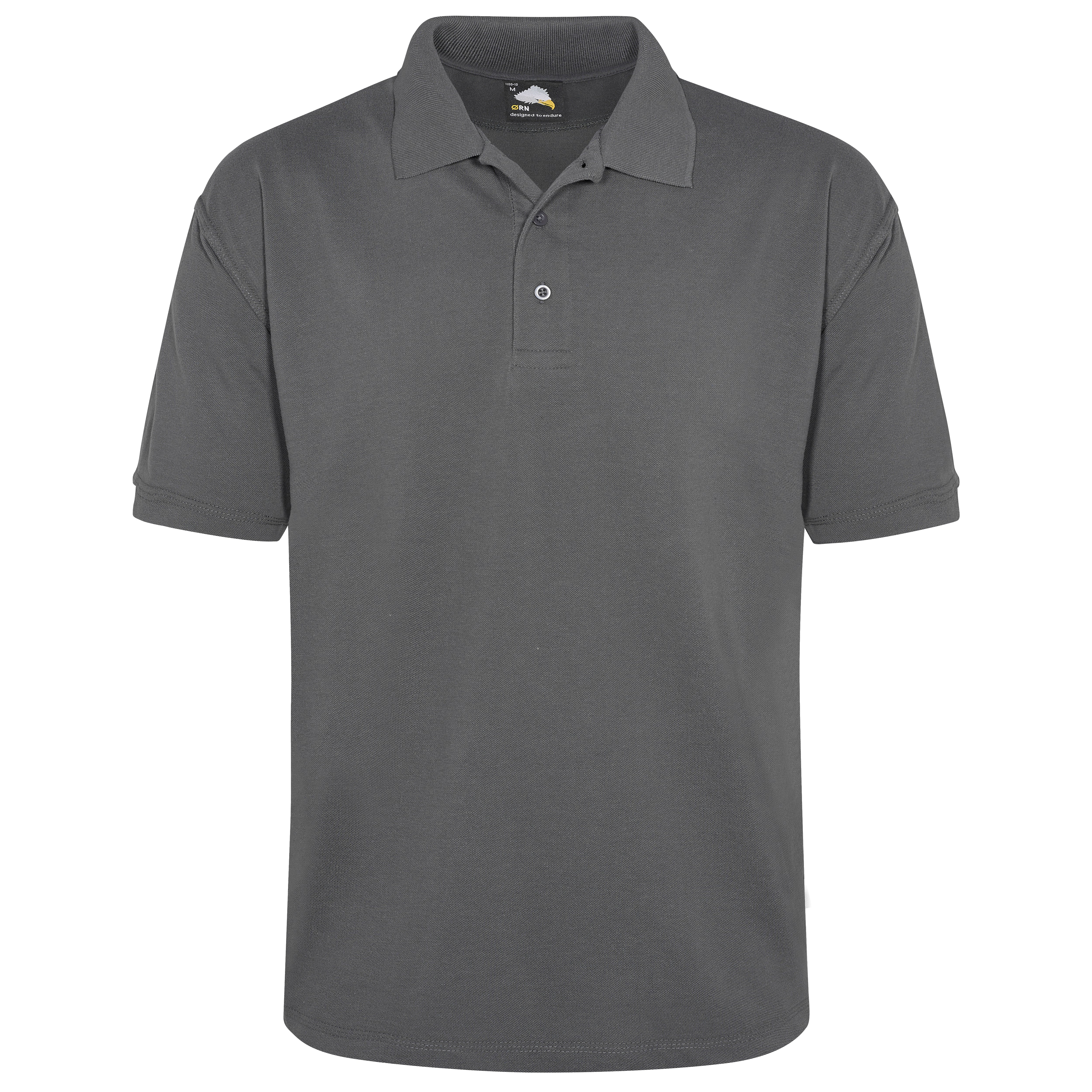 Raven Poloshirt Graphite Front