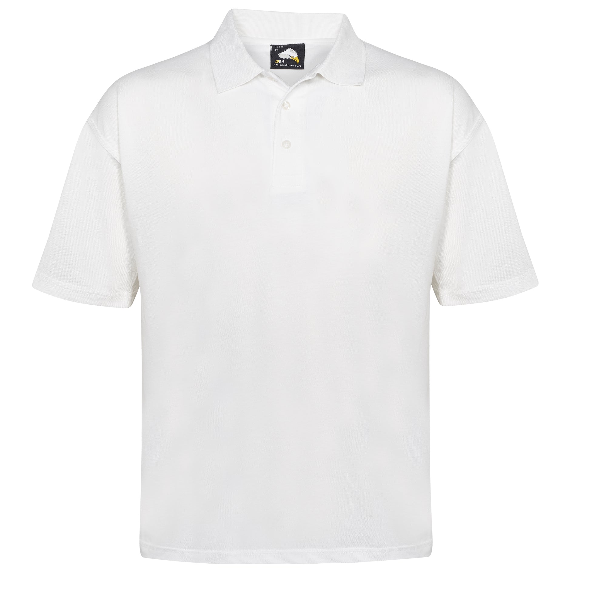 Raven Poloshirt White Front