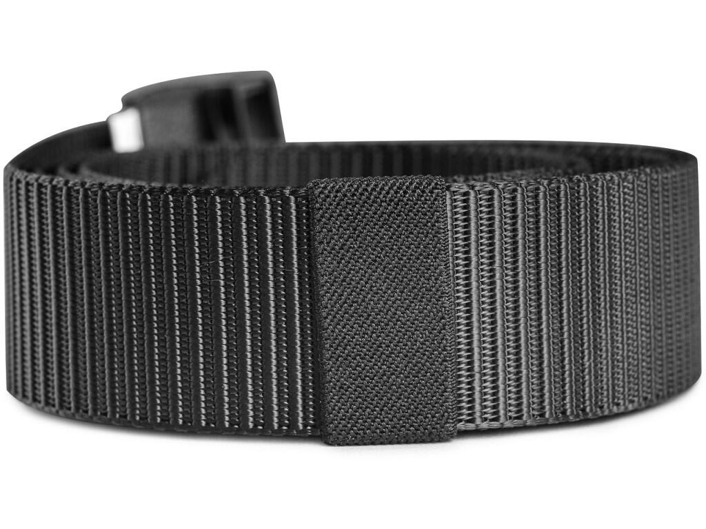 Belt CXS KALU: Universal textile belt with a quick-release buckle made of durable plastic, featuring an embossed CXS logo. The belt can be adjusted and secured at any desired leng…