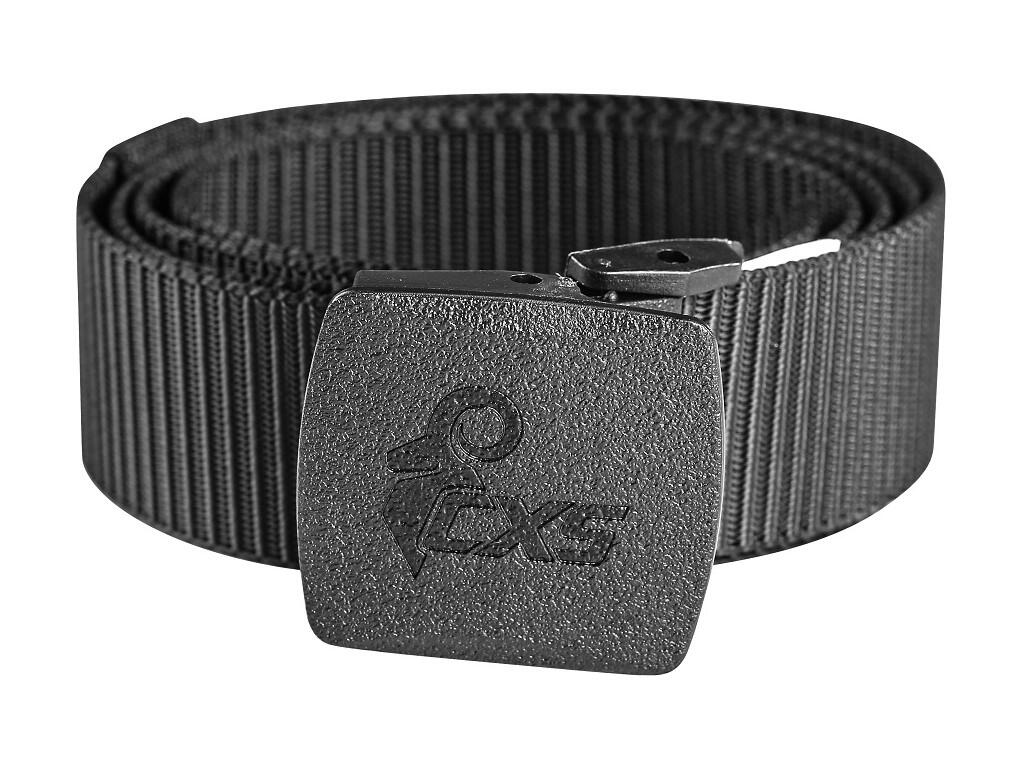Belt CXS KALU: Universal textile belt with a quick-release buckle made of durable plastic, featuring an embossed CXS logo. The belt can be adjusted and secured at any desired leng…